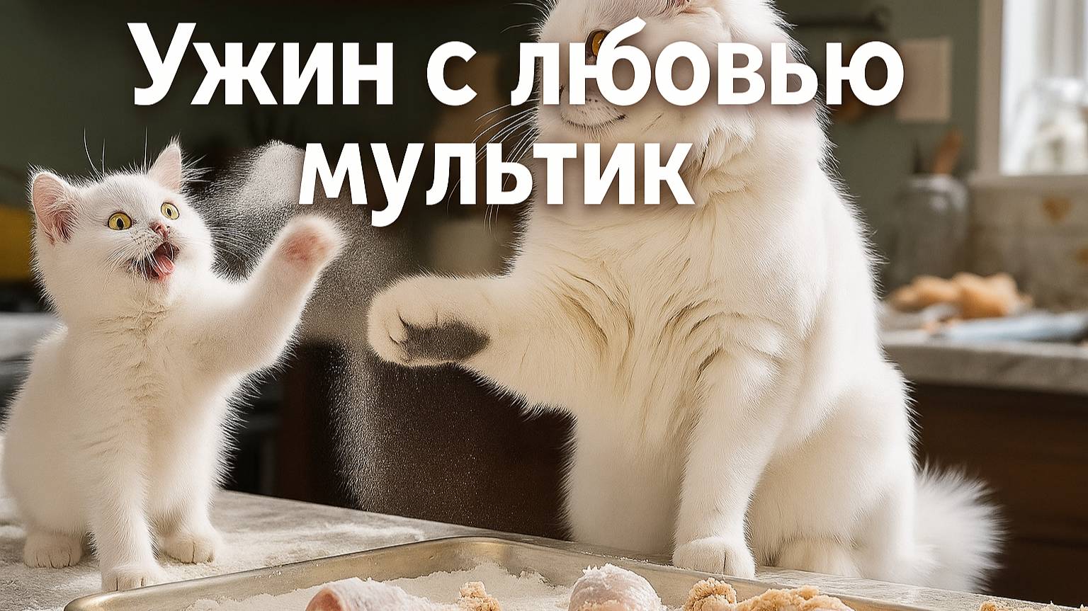 Мама-Кошка Покупает Курицу для Котёнка – Ужин с Любовью | мультик 2025