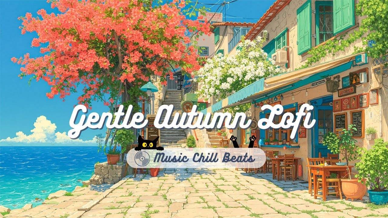 ✨ Gentle Autumn Lofi – Japanese Melodies & Ocean Ambience For Calm Lofi, Fall Vibes Lofi🍁