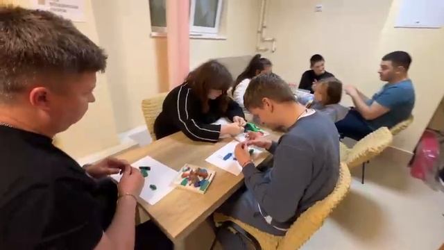 Семейно-групповые занятия по мультипликации  на базе центра 