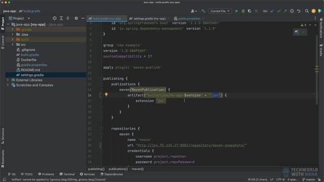 6.5 Publish Artifact To Repository