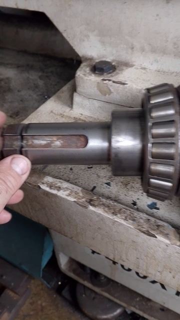 Доработка вала редуктора.