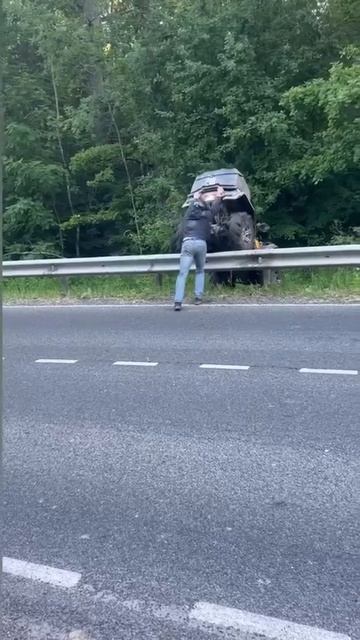 Если маршрут проложен, то едем по нему и не важно что на пути!