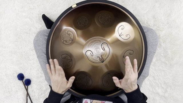 Одиннадцатый урок обучения на язычковом барабане ArtQuint, сложная кистевая игра.