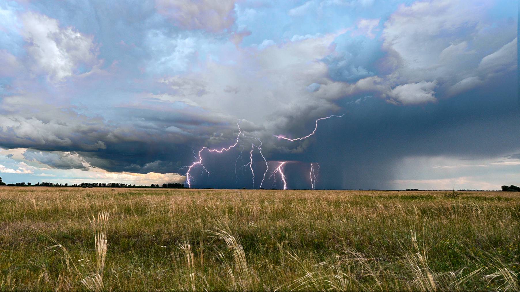 Мощные грозы в деревне 29/06/2025