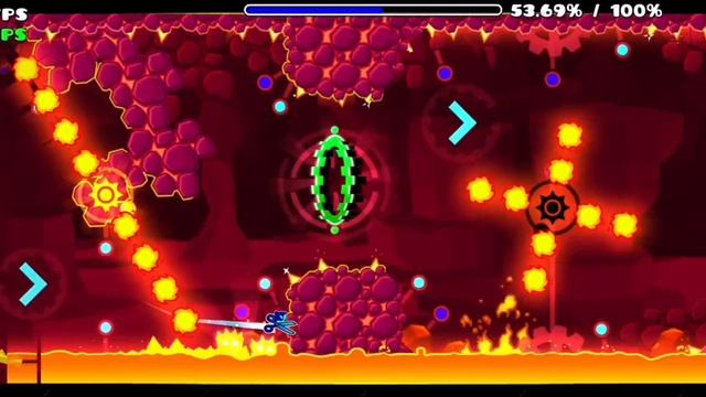 Fingerdash, но это самое странное прохождение, в Geometry Dash.