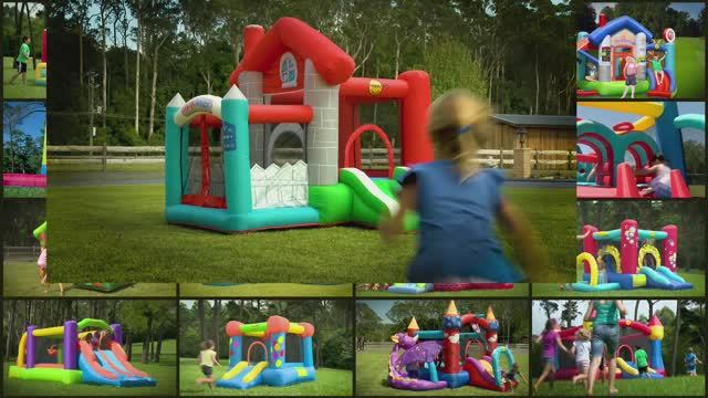 Разнообразие моделей надувных батутов Happy Hop