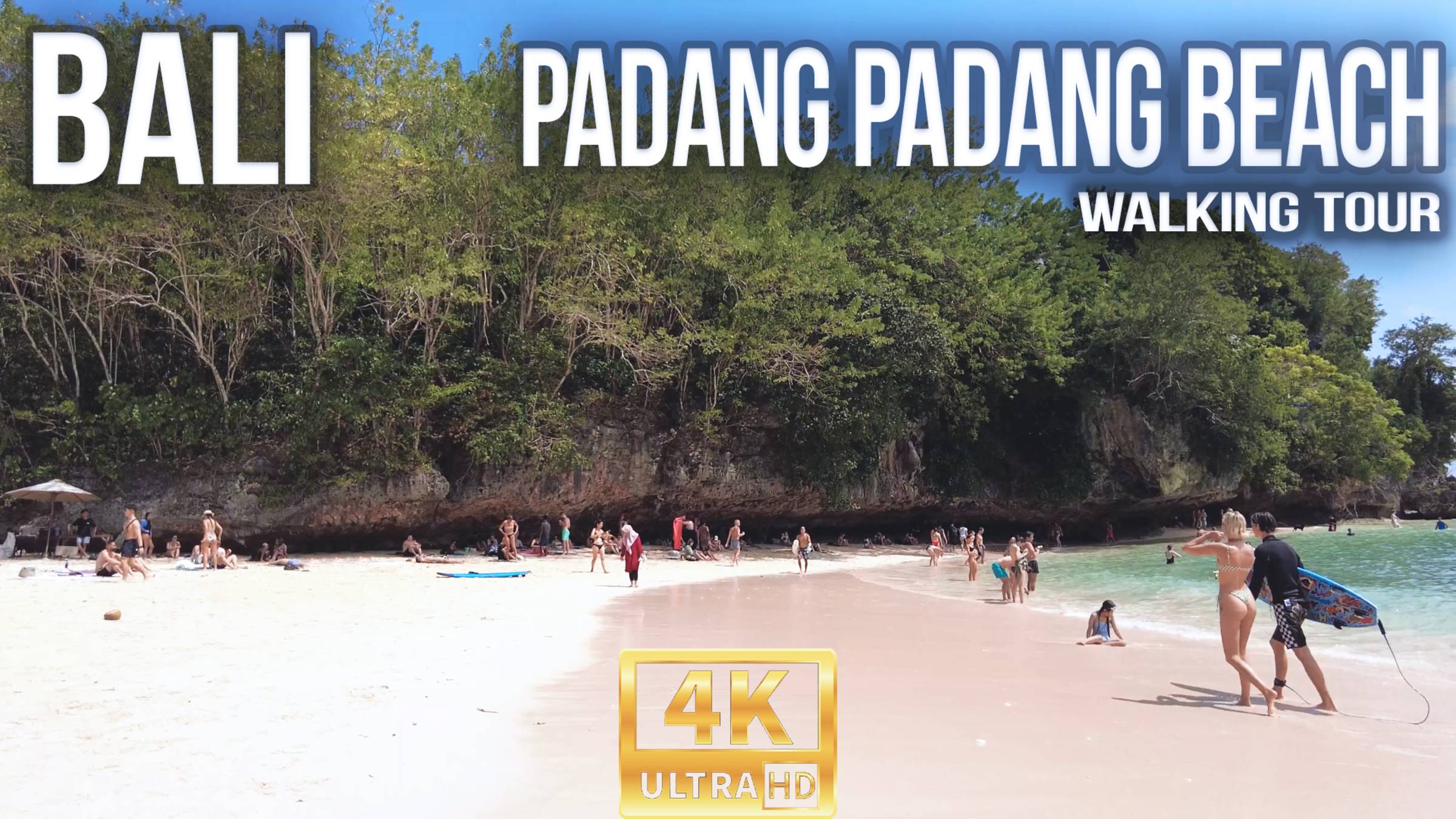 Bali Beach Walking Tour: Padang Padang Beach From The Movie Eat Pray Love