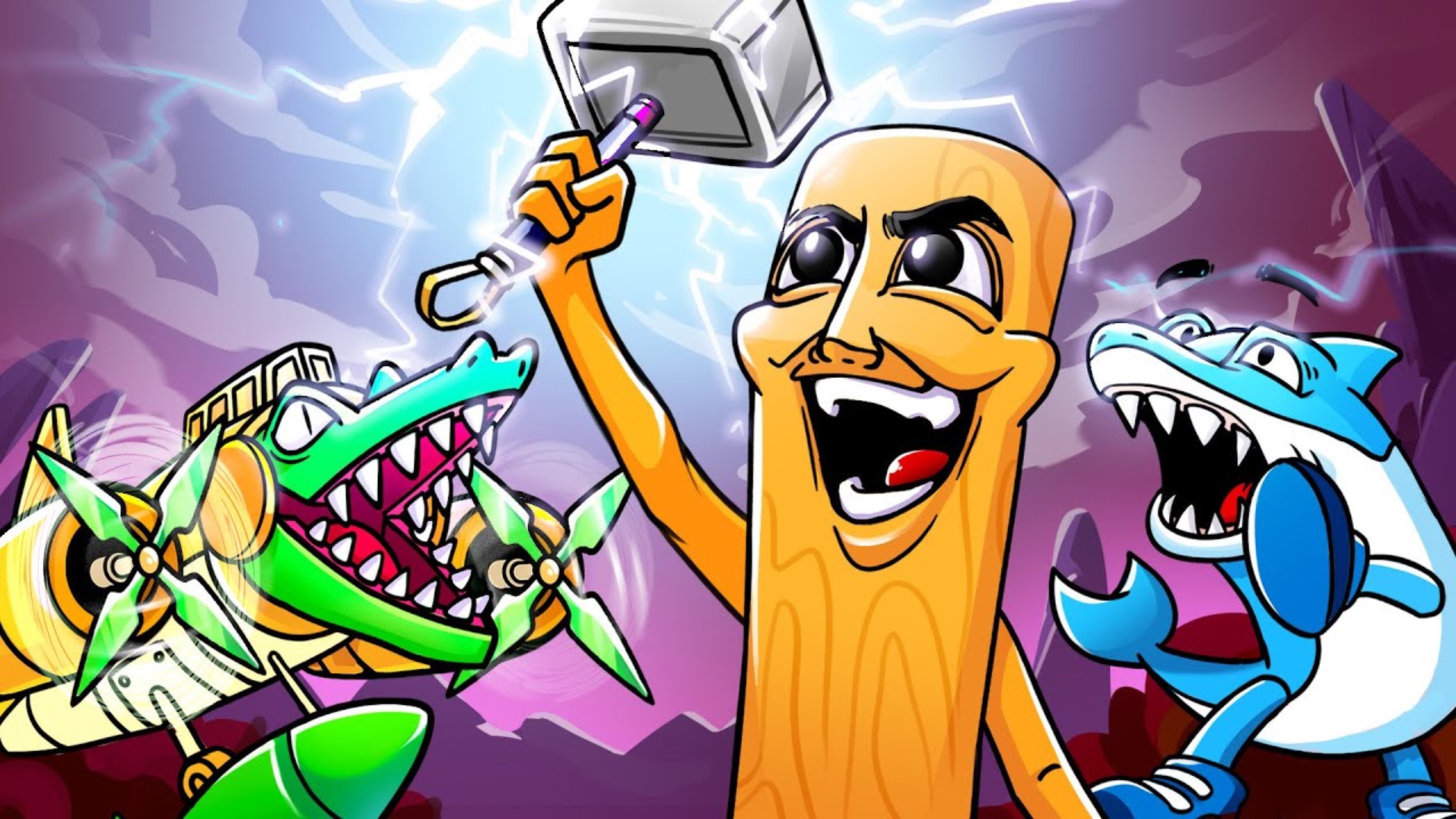 ТУНГ ТУНГ ТУН САХУР Становится Громом ⚡! | Итальянская анимация Brainrot