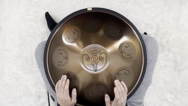 Двенадцатый урок обучения на язычковом барабане ArtQuint, ритм на три с акцентом.