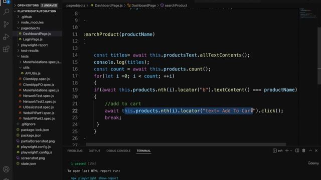 Creating Page Objects And Action Methods For End To End Script - Part 1