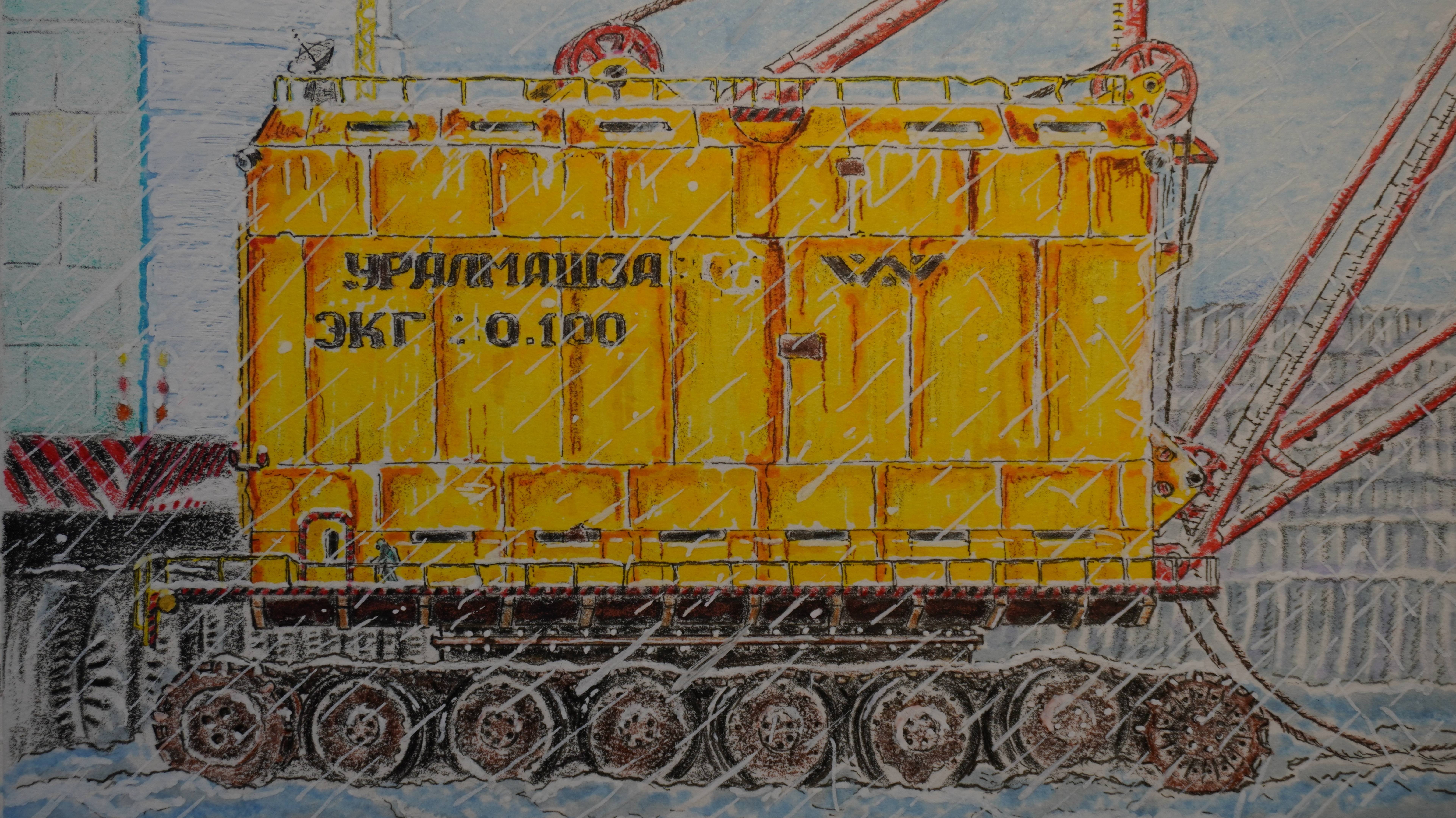 Экскаватор из серии комиксов Чужие: LV-1039 