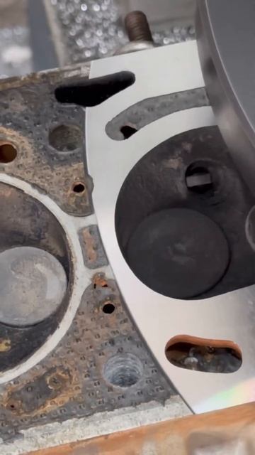 Фрезеровка головки Гбц после коррозии  #shevavaz #фрезеровка #шлифовка #авто #ваз #ауди