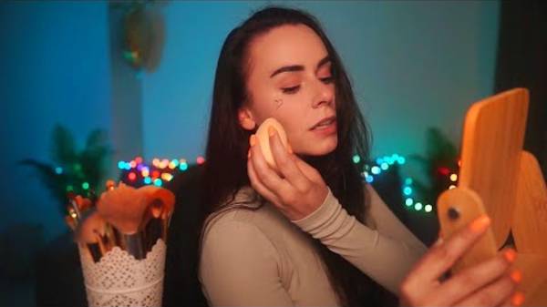 АСМР Мой МАКИЯЖ на СТРИМ 😍 Красимся вместе 😴 Болталка перед СНОМ ASMR My EASY Make UP [HeyHellen]