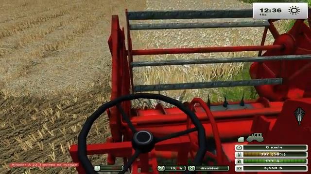Farming Simulator 2013, 12 ч — поля убраны, ждём-с...