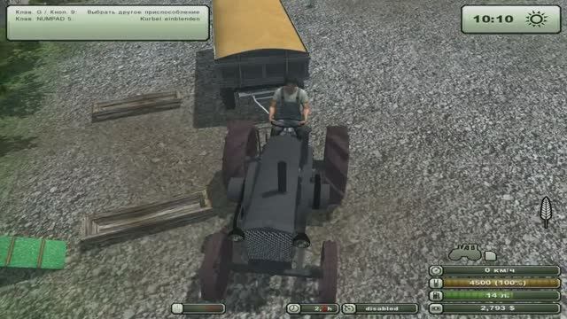 Farming Simulator 2013, 3 ч — куры, трактор и дела...