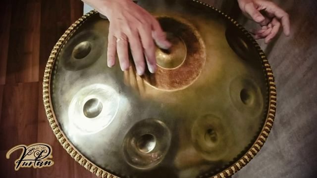KurPan | Handpan C Pygmy 9 | C / G G# C D# F G G# C | латунированный