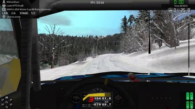 RSF HWtH LADA Winter Cup ## Rally Jigulevsk Leg 2 Lada VFTS GrpB