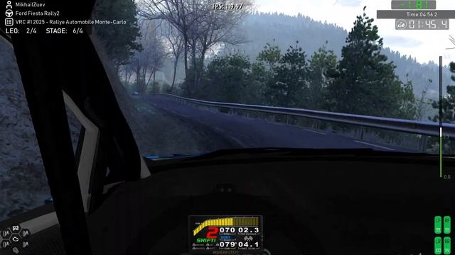 RSF VRC #1 2025 - Rallye Automobile Monte-Carlo Leg 2 Ford Fiesta Rally2