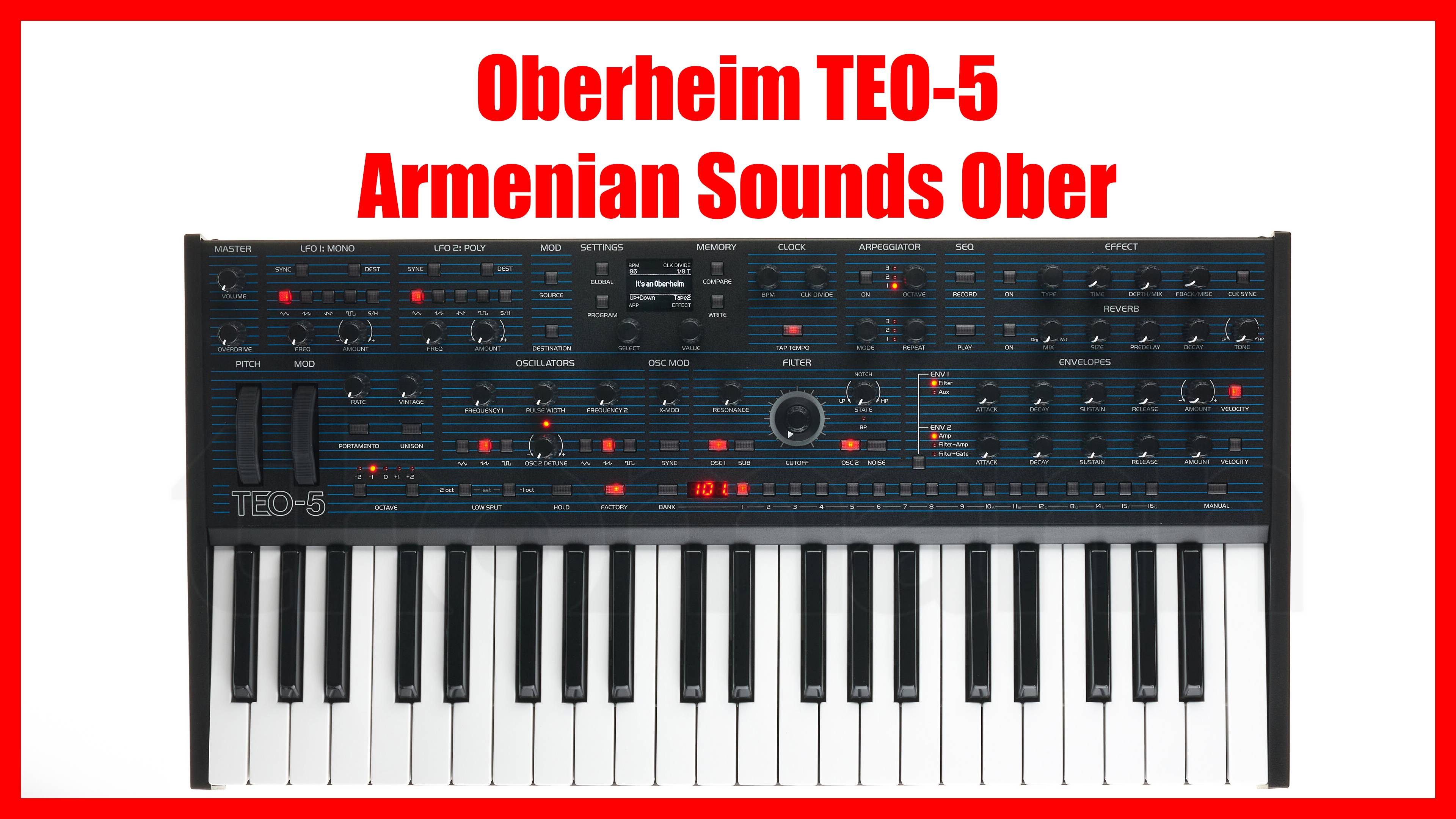 Oberheim TEO-5 Armenian Ober, Solo Sounds