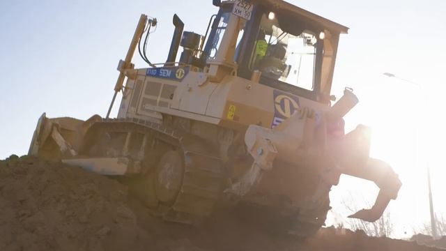 Бульдозер SEM816D на строительстве ЦКАД. Опыт работы