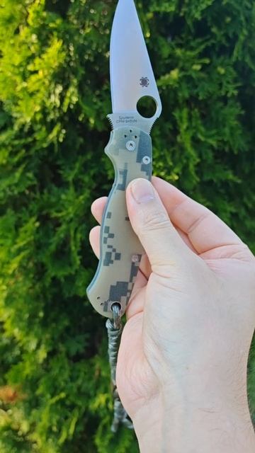 Spyderco Paramilitary 2 Digital Camo S45vn