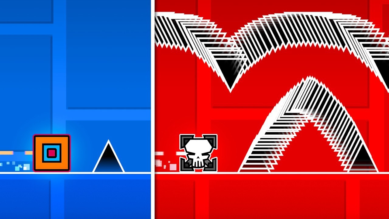 RetroMan: Притворился ТОП ИГРОКОМ в БИТВЕ СТРОИТЕЛЕЙ Geometry Dash!