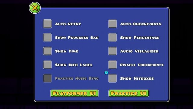 как настроить настройки что-бы пройти все уровни в геоми тридеш