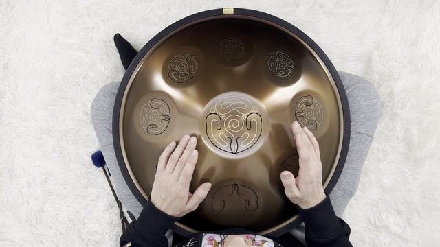 Пятнадцатый урок обучения на язычковом барабане ArtQuint, бой на четыре.