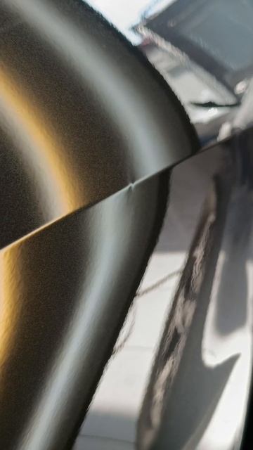 Удаление вмятины на ребре, без покраски.