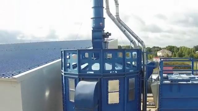 Система аспирации 50 000 м3час производства Эковент К для строительной компании Теремъ