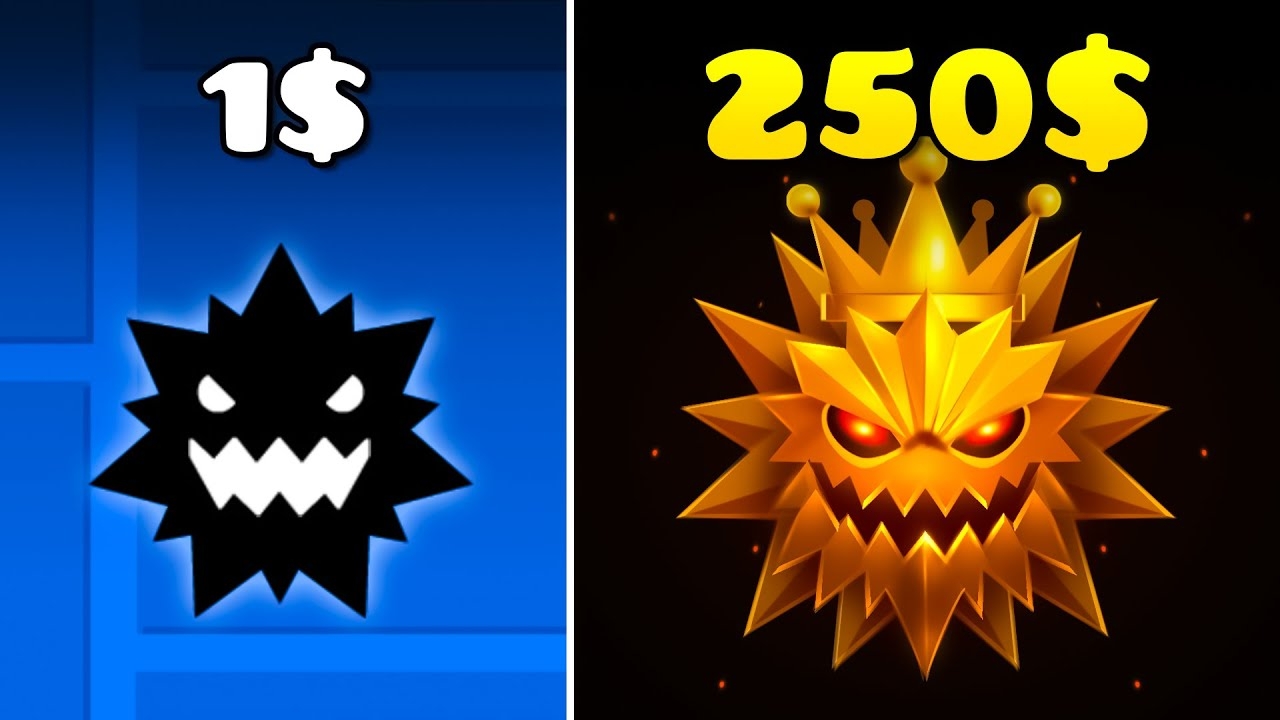 RetroMan: Дуэль за 1$ Vs 250$ в Geometry Dash