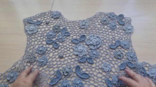 вязание крючком, ирландское кружево