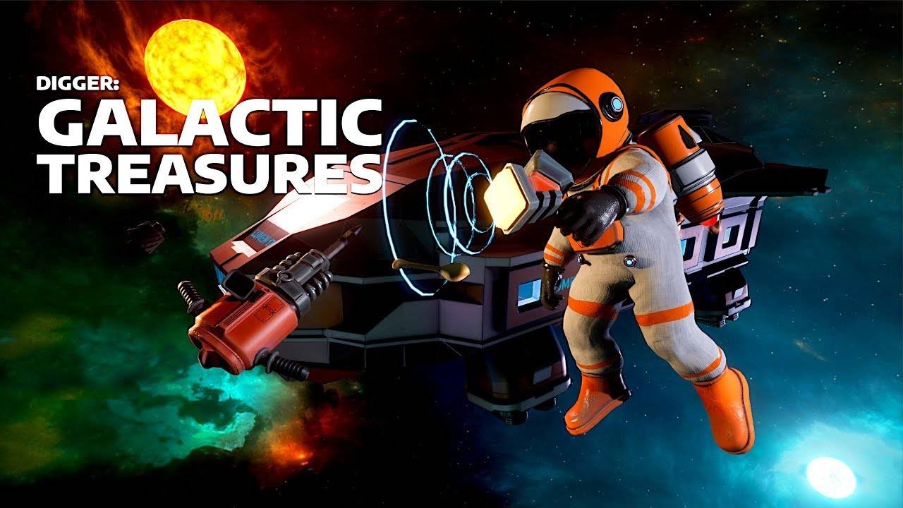 Minecraft в космосе! Шикарная игра Digger Galactic Treasures!