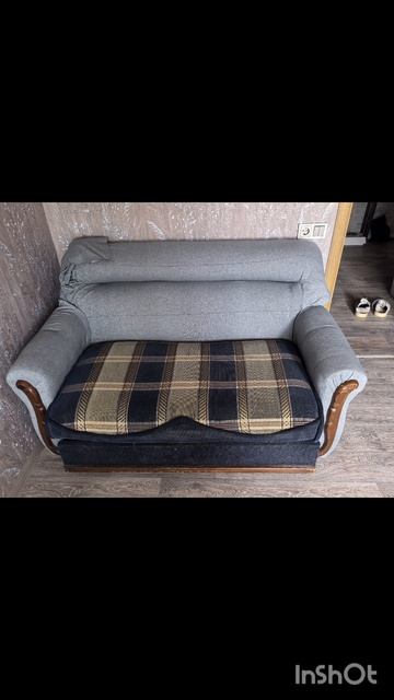 Перетяжка дивана –первый опыт.