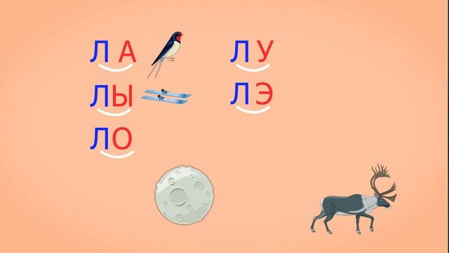 🎓 Учимся соединять обратные и прямые слоги. Слоги с согласным Л. Читаем слова. Урок 17 (0+)