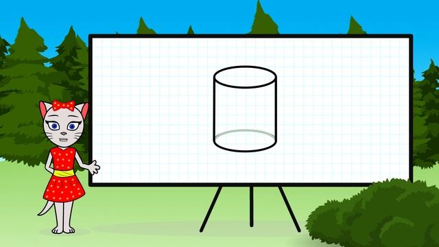 🎓 Геометрия с кисой Алисой. Урок 3.  Изучаем геометрические тела. (0+)