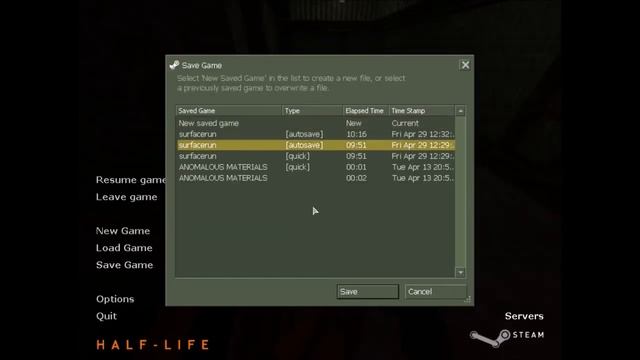 Half-Life Maps Surfacerun (Reupload From YouTube)
