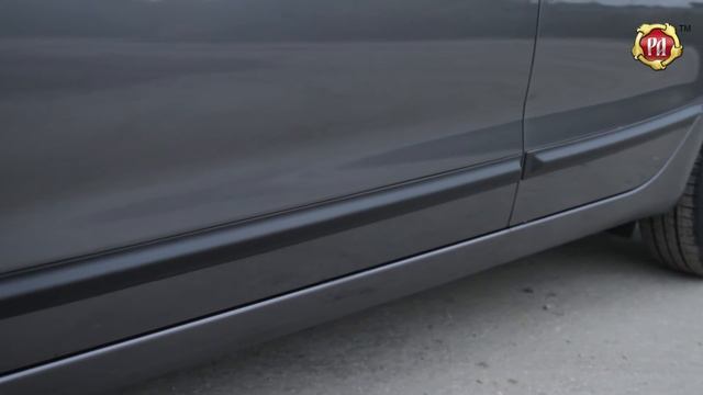 Молдинги на двери вариант 2 KIA Rio III рестайлинг 2015- russ-artel.ru