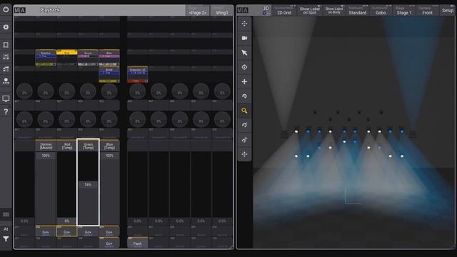 Видео от GrandMA3 Работа с Playbacks