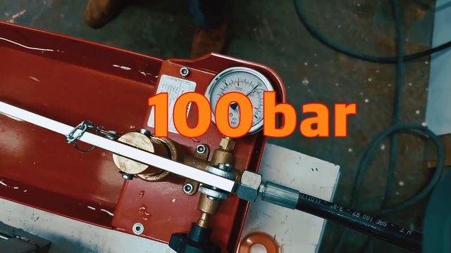 Опресовка (Гидравлические испытания на прочность)  установки 