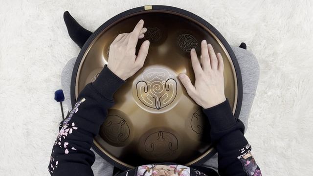 Шестнадцатый  урок обучения на язычковом барабане ArtQuint, игра по кругу.