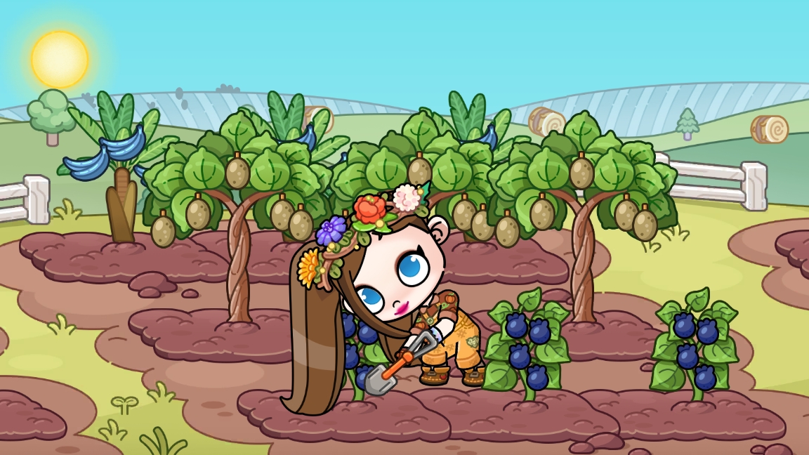 секретики в аватар ворлд в огороде.