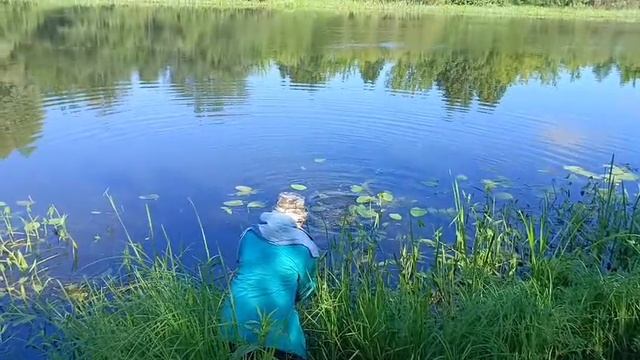 Рыба в России !!! Лучшее место для рыбалки на реке!!! Поймал речного монстра на 2 кг.
