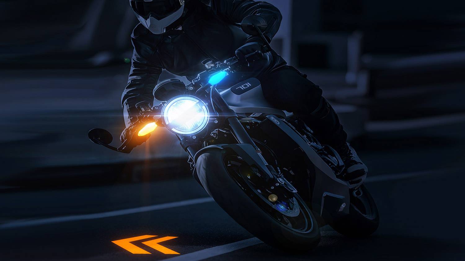 Поворотники с проекционным повторителем указателя поворота для мототехники