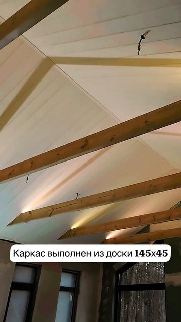 ПОСТРОИЛИ КРАСИВУЮ КАРКАСНУЮ БАНЮ!