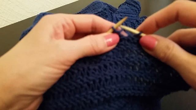 Стильный вязаный джемпер. Мастер-класс по вязанию. Часть 1.