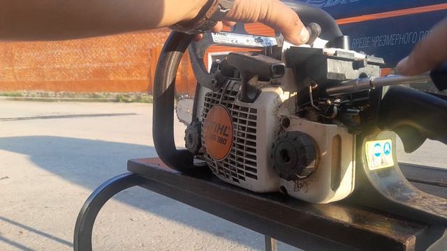 Почему бензопила штиль мс 180 перестала реагировать на курок газа