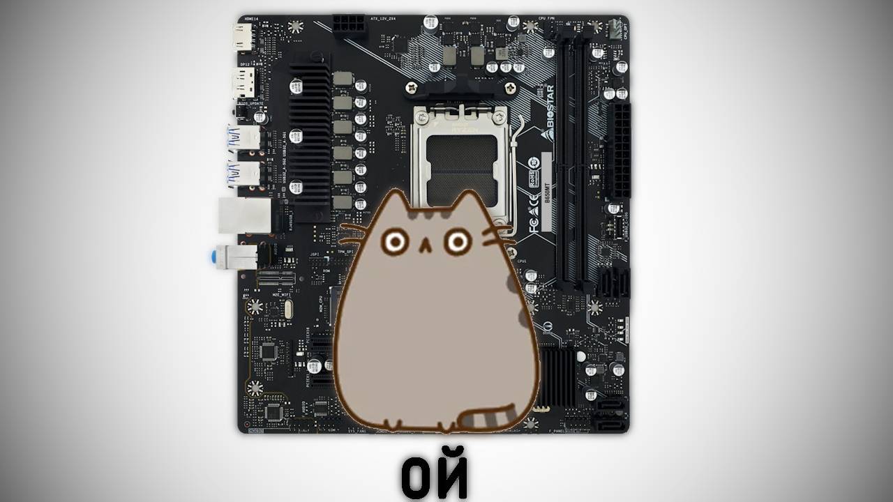 Biostar B650 MT. AM5. Первый блин комом. И с допилингом.