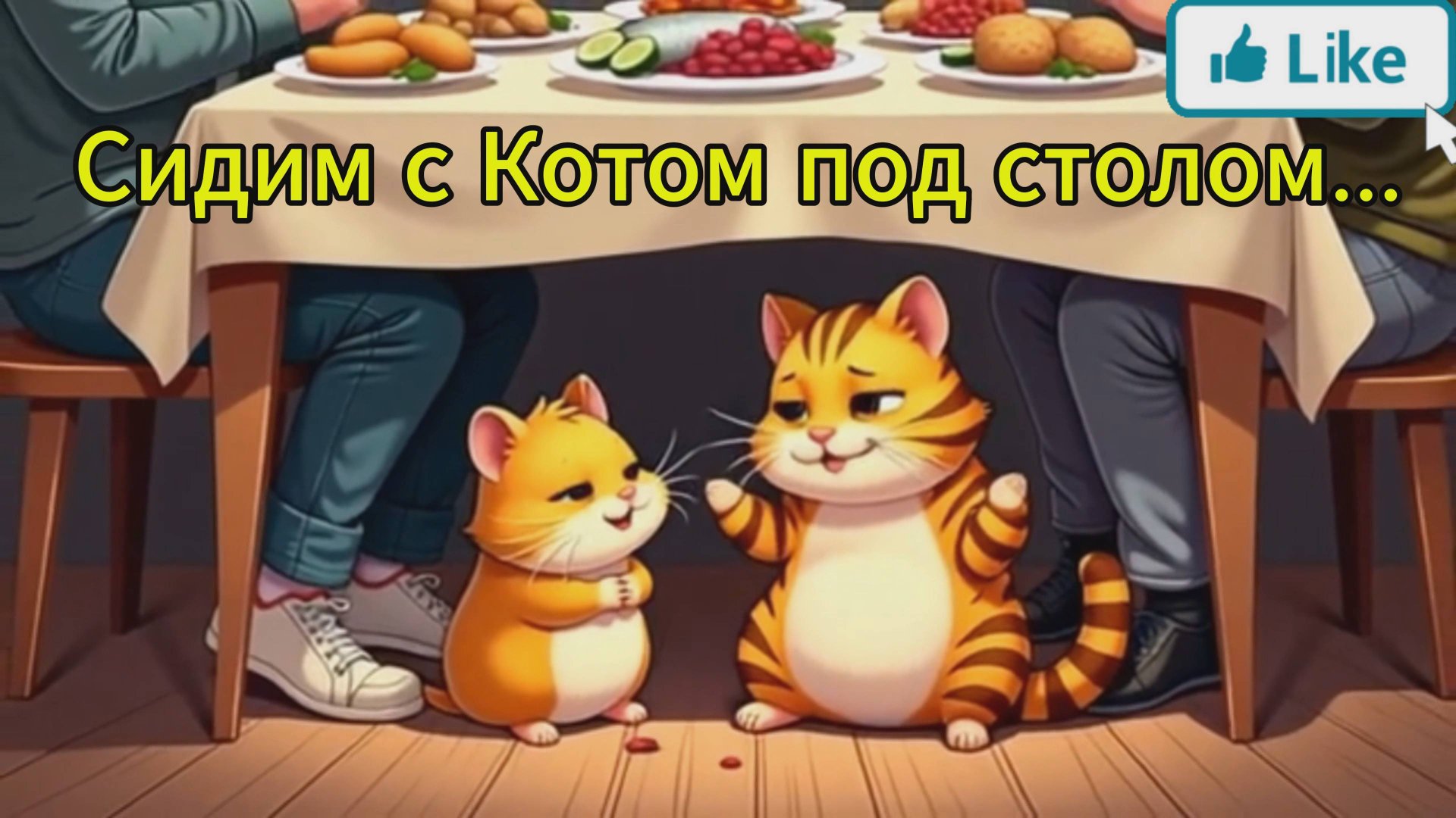 Сидим с Котом под столом...