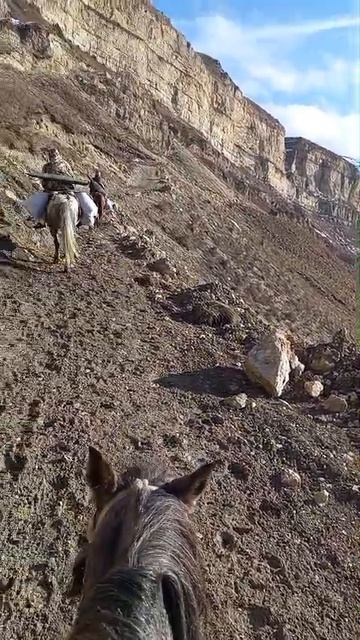 подъем к лагерю